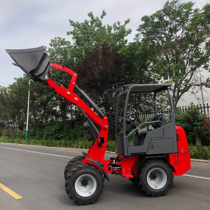 EV300 electric loader in greenhouse
